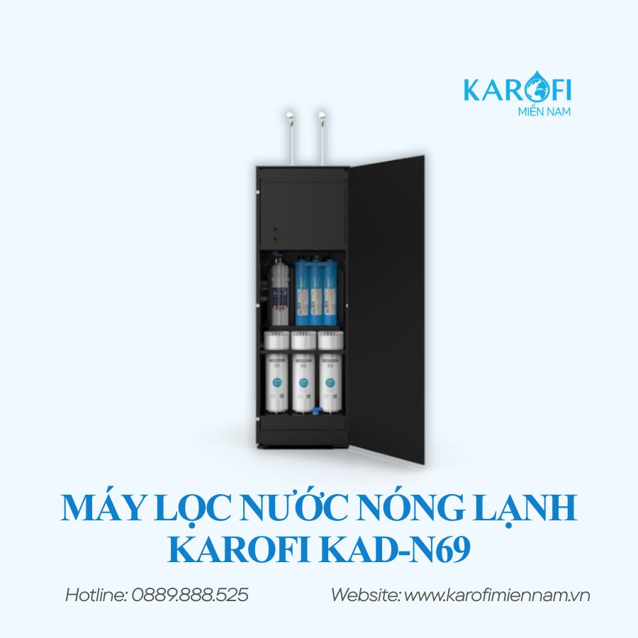 MÁY LỌC NƯỚC NÓNG LẠNH KAROFI KAD-N69 - Ảnh 3