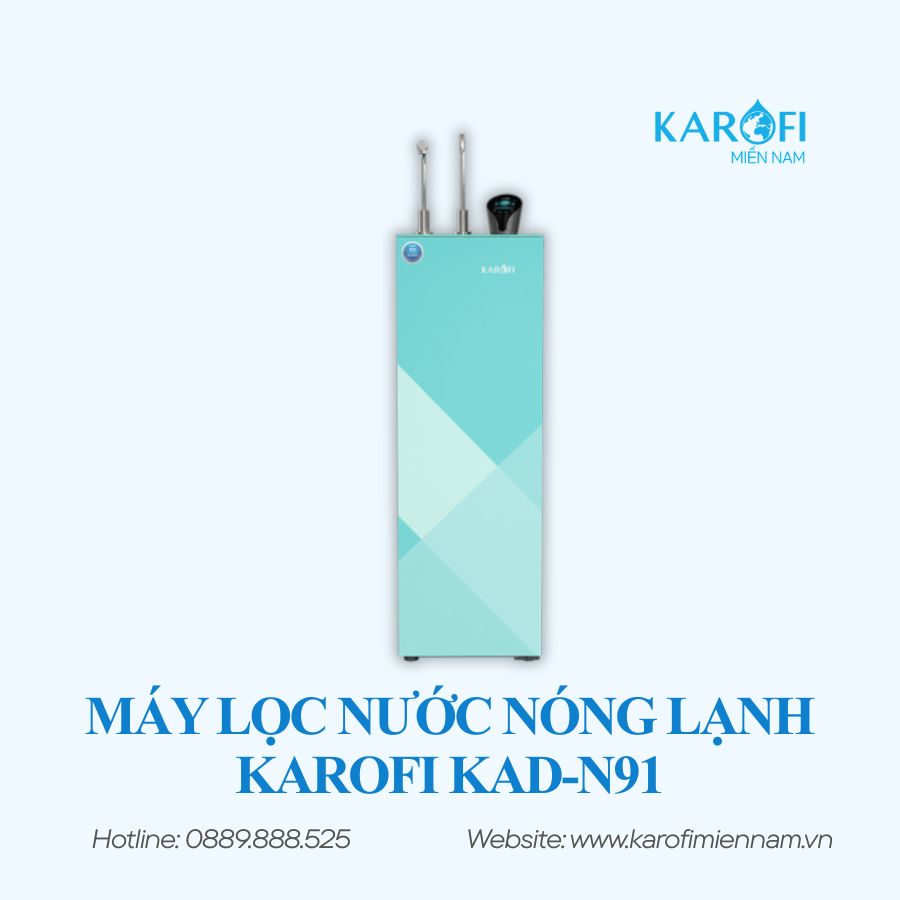 MÁY LỌC NƯỚC NÓNG LẠNH KAROFI KAD-N91