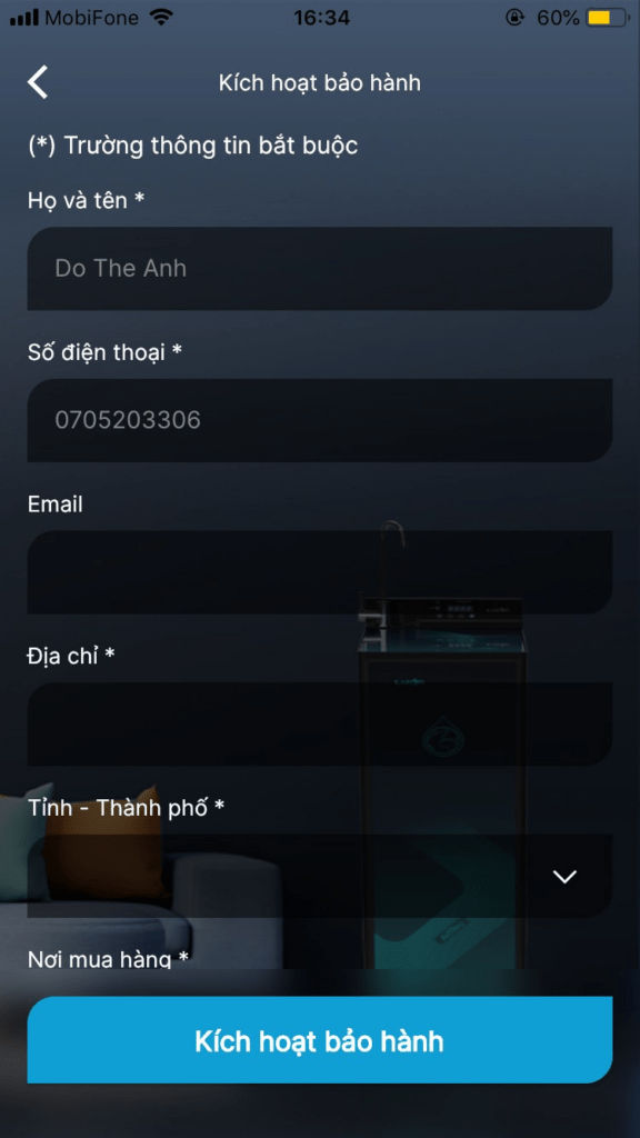ứng dụng Karofi 365
