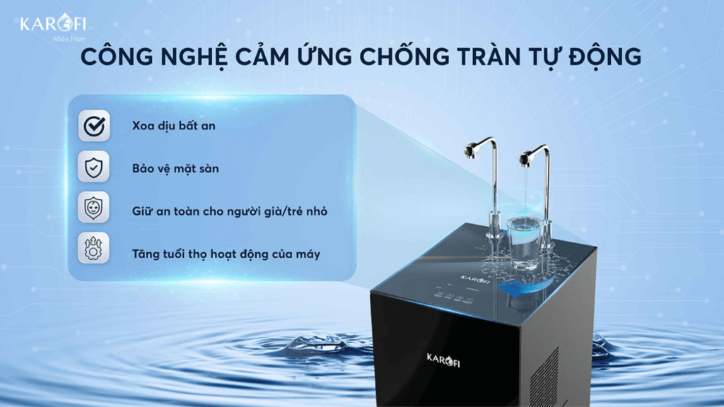 Máy lọc nước nóng lạnh Karofi KAD - N89