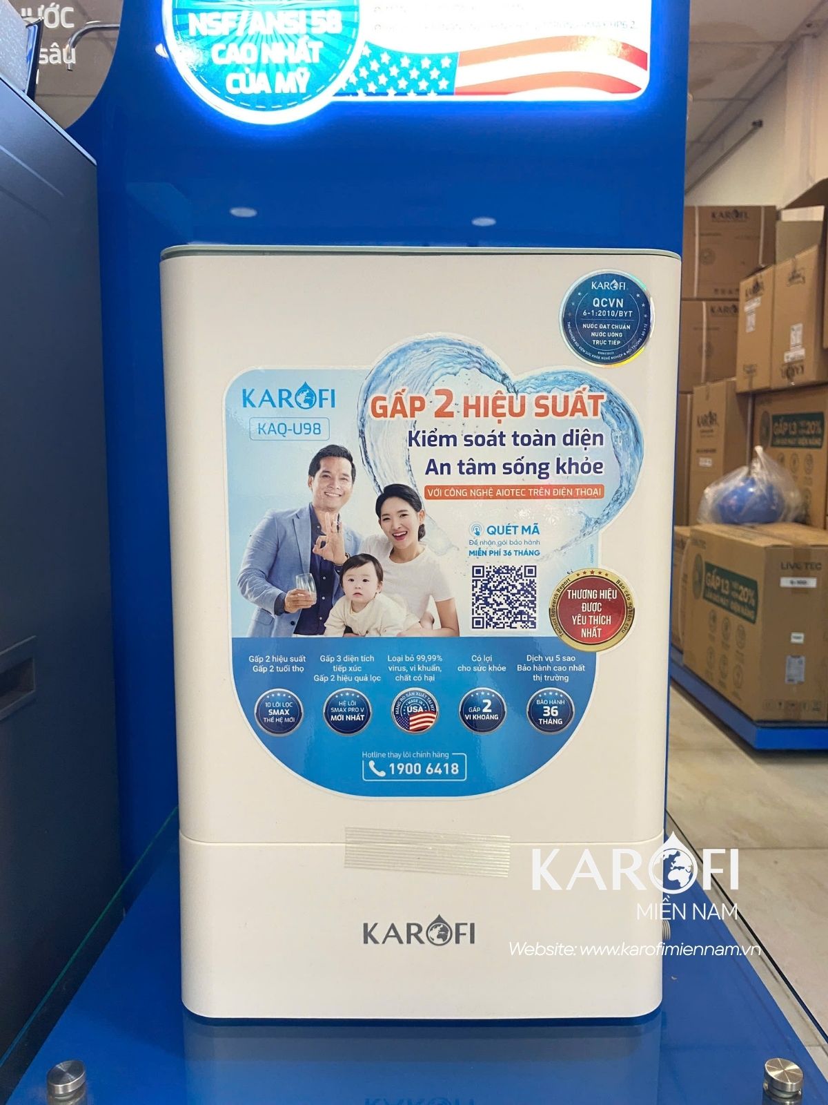 Máy lọc nước Karofi KAQ-U65 - Ảnh 6