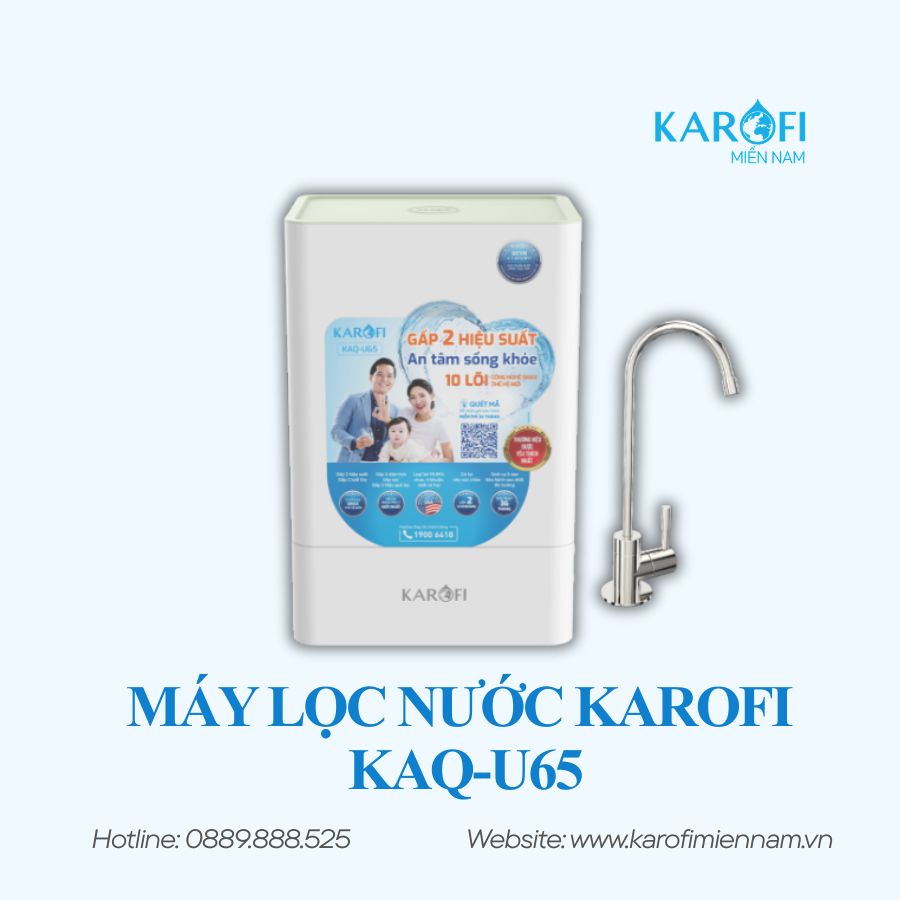 Máy lọc nước Karofi KAQ-U65