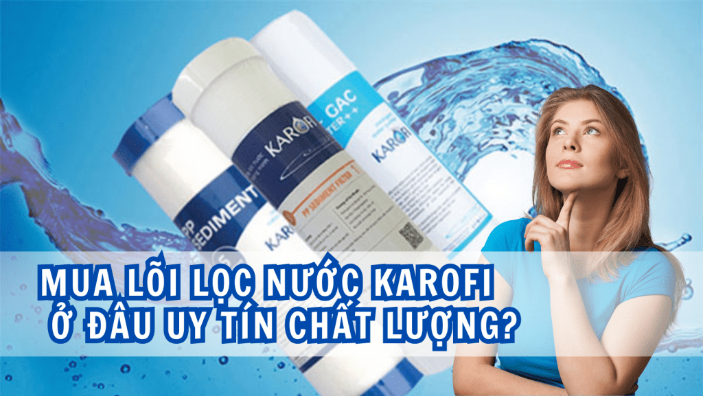 Mua lõi lọc nước Karofi ở đâu uy tín, chất lượng?