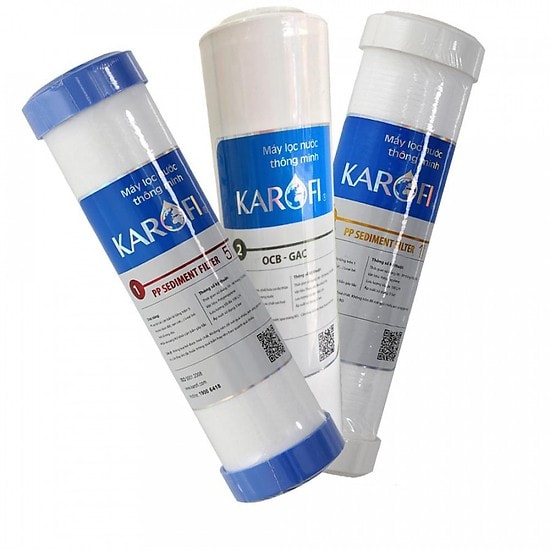 Bộ 3 lõi lọc nước Karofi