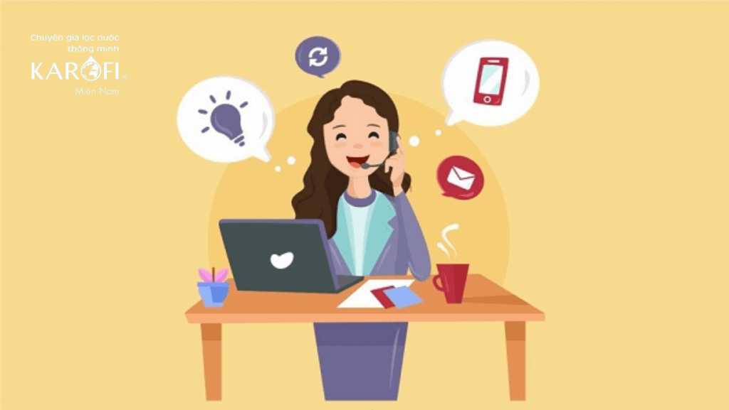Quy trình dịch vụ thay lõi lọc nước tại Quận 1 TP. HCM - Karofi Miền Nam
