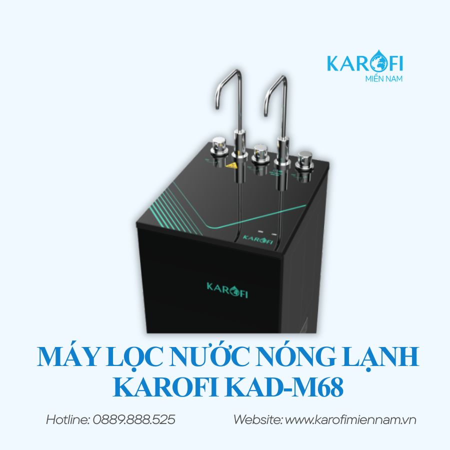 Máy lọc nước nóng lạnh Karofi KAD-M68 - Ảnh 4