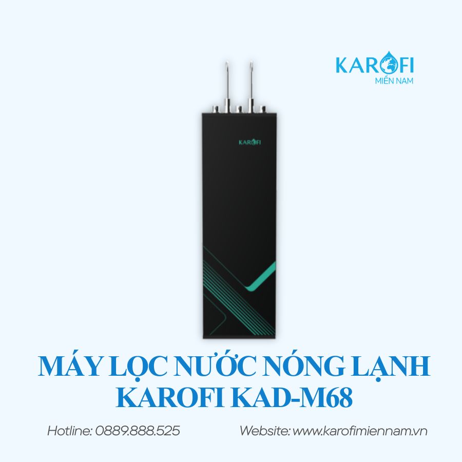 Máy lọc nước nóng lạnh Karofi KAD-M68