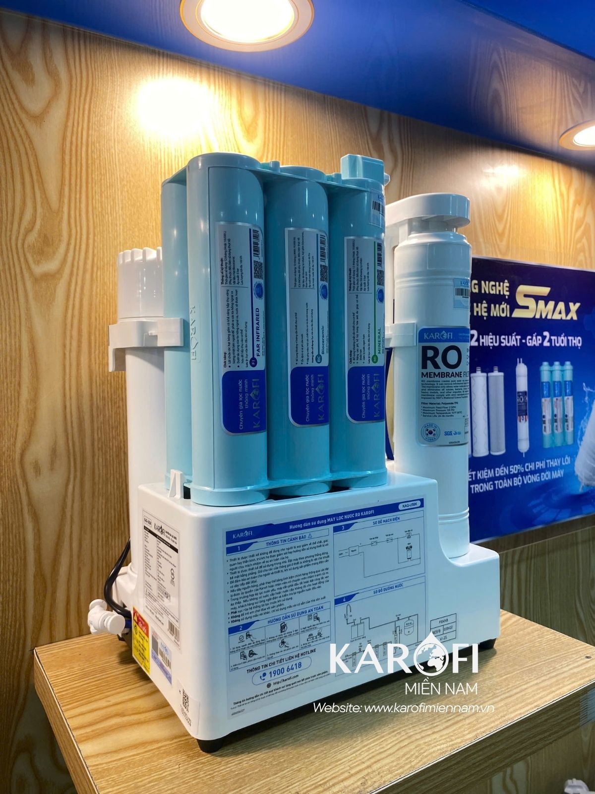 Máy lọc nước để gầm Karofi KAQ-U50K - Ảnh 4