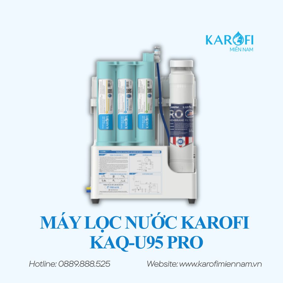 Máy lọc nước để gầm Karofi KAQ-U95 Pro - Ảnh 3
