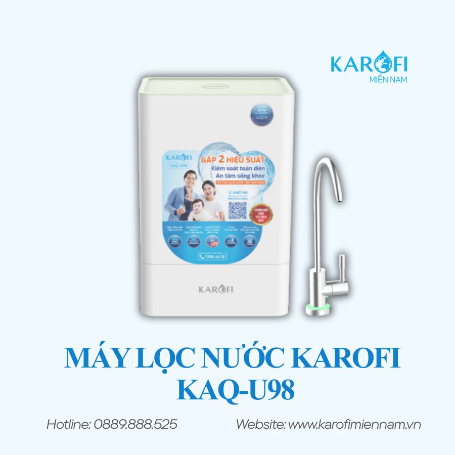Máy lọc nước Karofi KAQ-U98