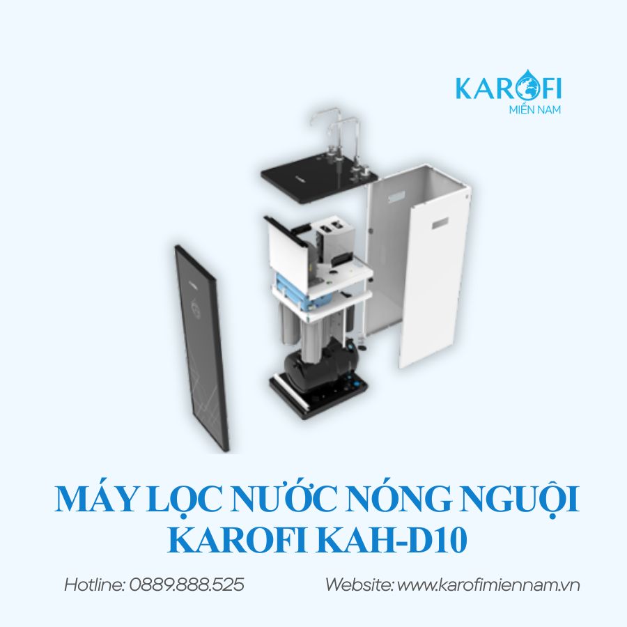 Máy lọc nước nóng nguội Karofi KAH-D10 - Ảnh 4