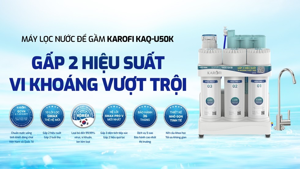 KAQ-U50K gấp đôi khoáng chất