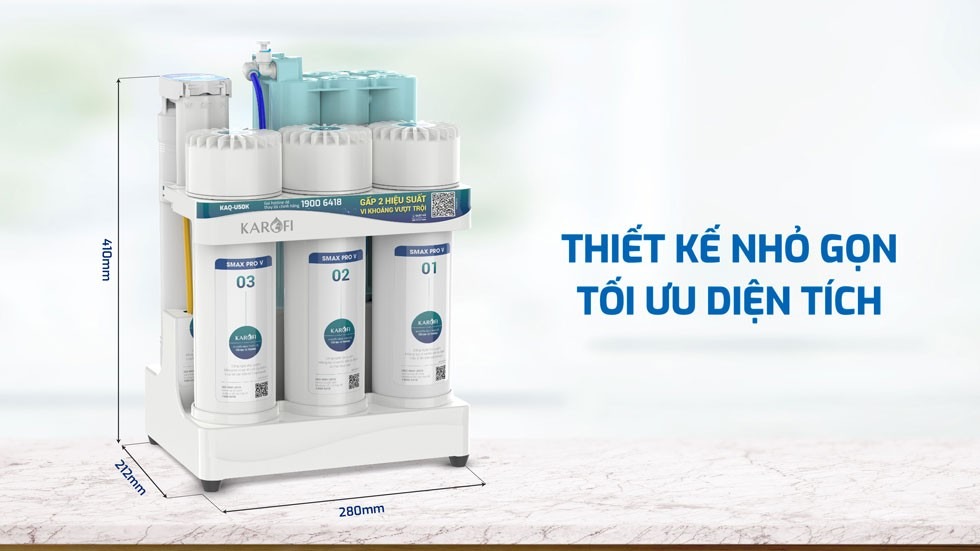 KAQ-U50K thiết kế nhỏ gọn