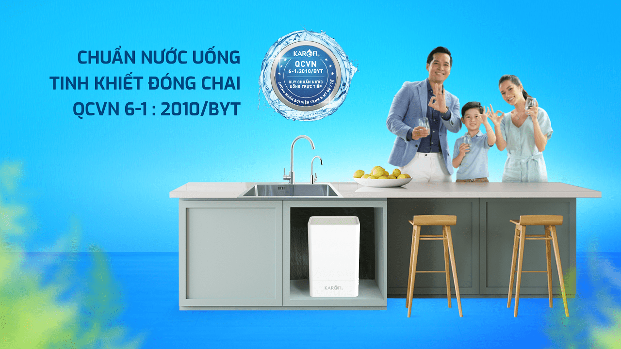 KAQ-U98: chuẩn nước uống tinh khiết