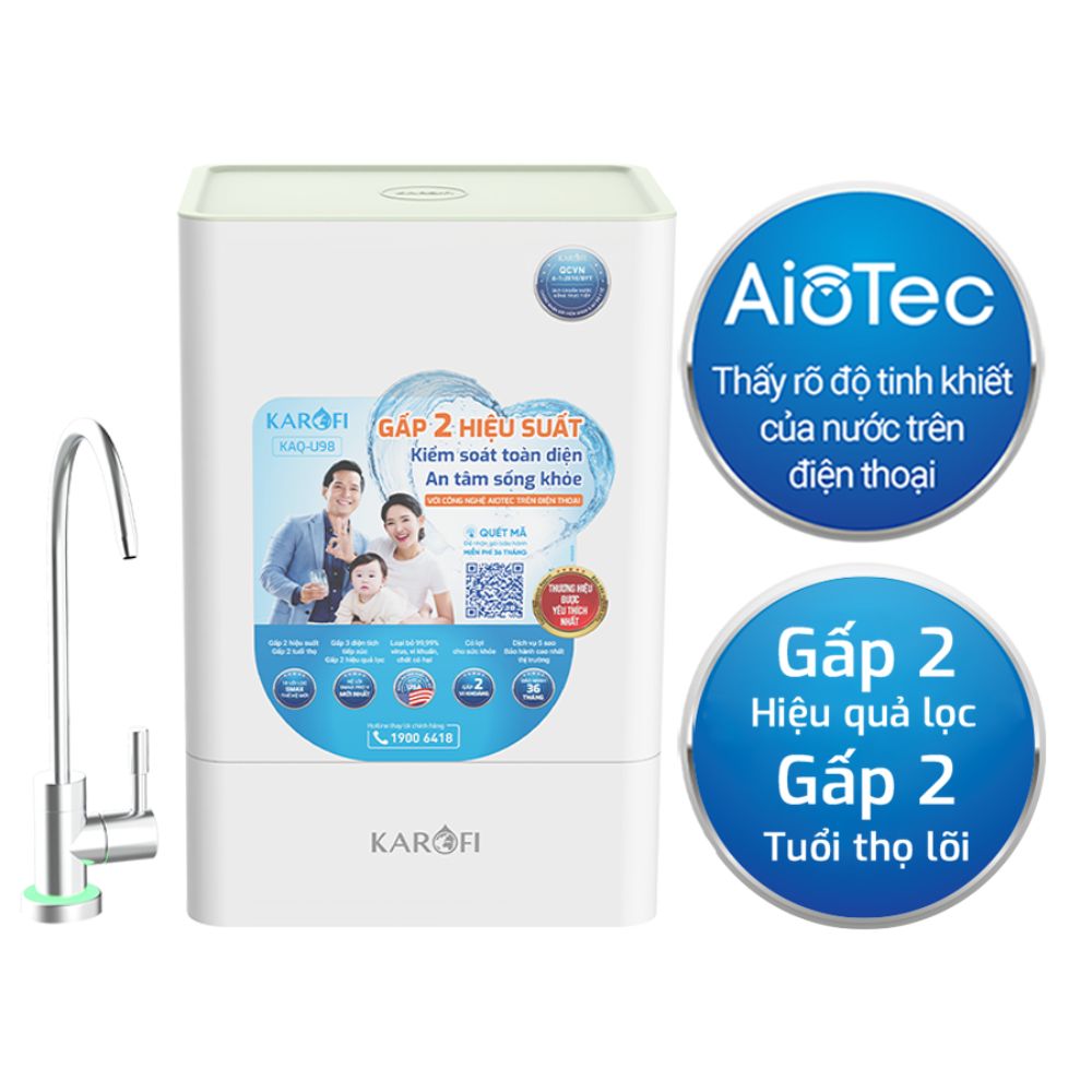 Máy lọc nước Karofi KAQ-U98 - Ảnh 2
