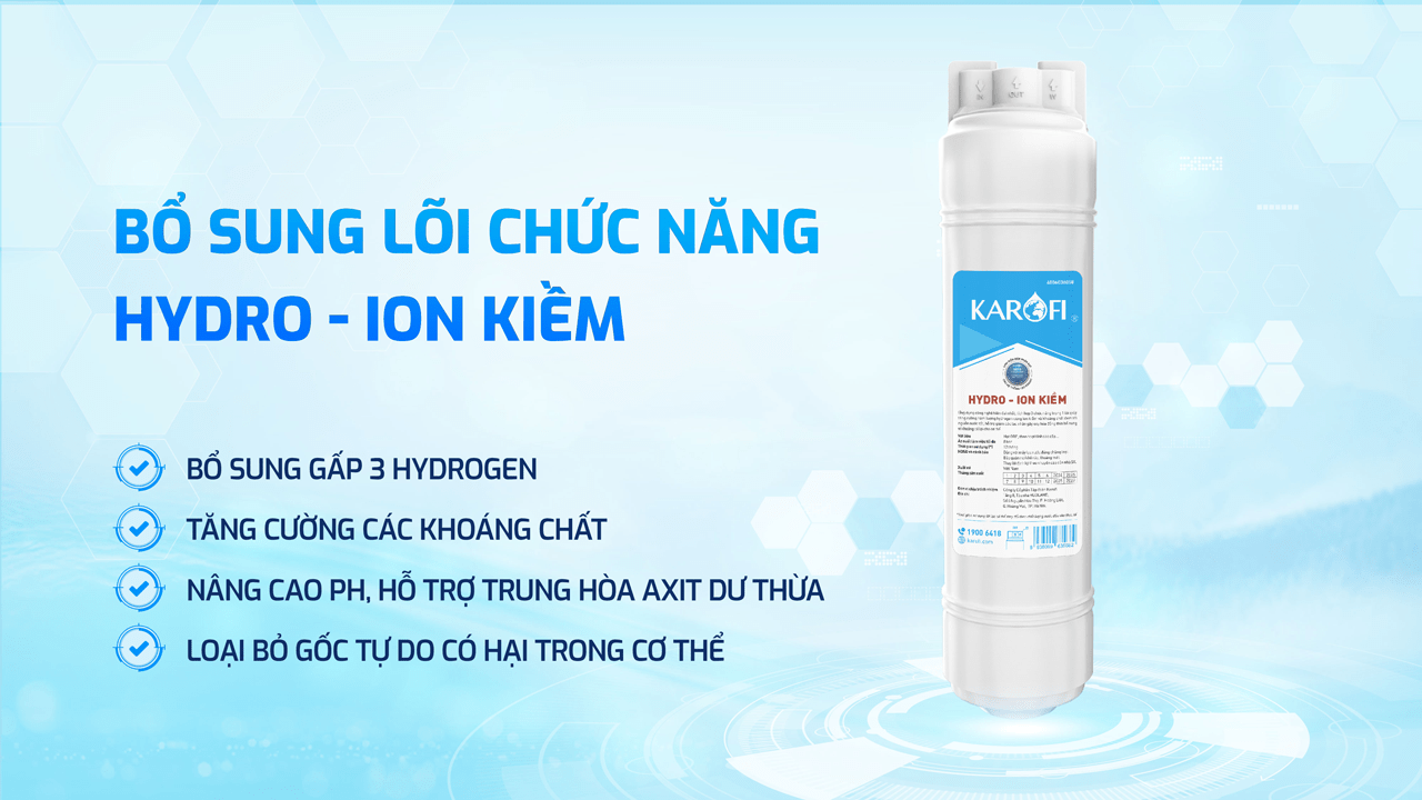 Lõi Hydro-ion kiềm máy KAD-D66s Pro