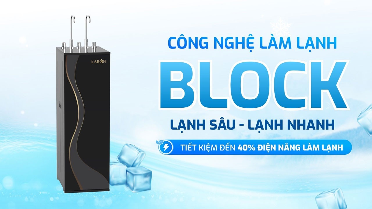 Công nghệ làm lạnh block của máy KAD-D66S PRO làm lạnh sâu - lạnh nhanh