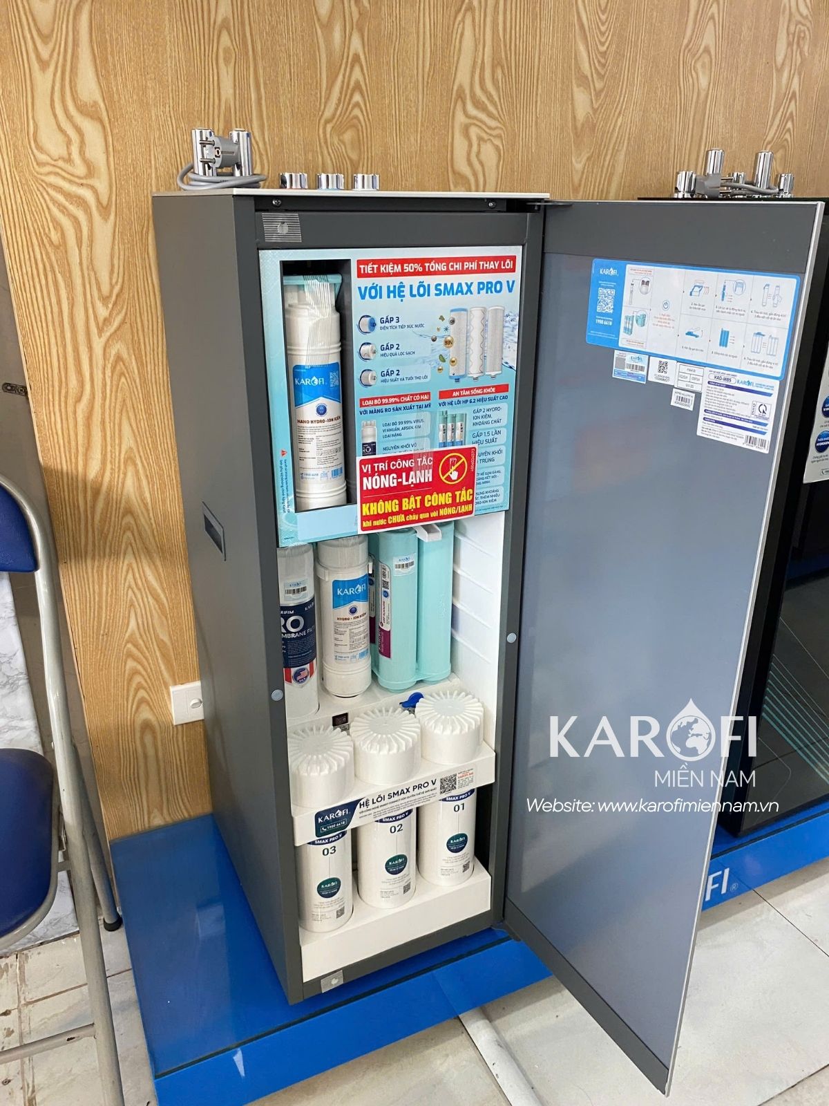 Máy lọc nước nóng lạnh Karofi KAD-M82 - Ảnh 8