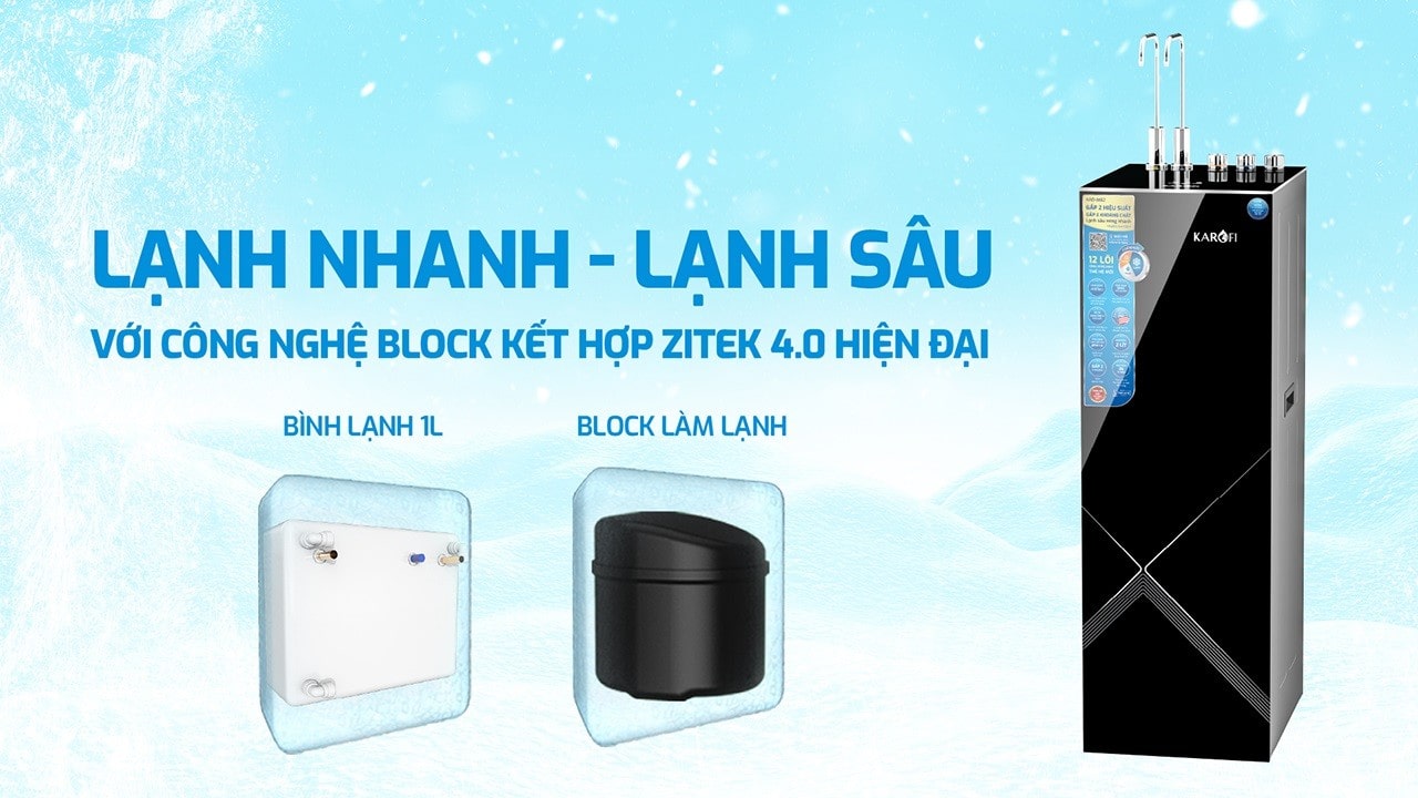 KAD-M82: lạnh nhanh, lạnh sâu