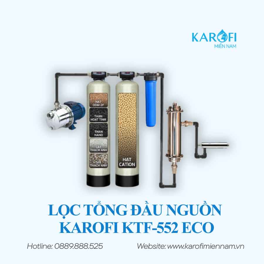 HỆ THỐNG LỌC TỔNG KAROFI KTF-552 ECO - Ảnh 3