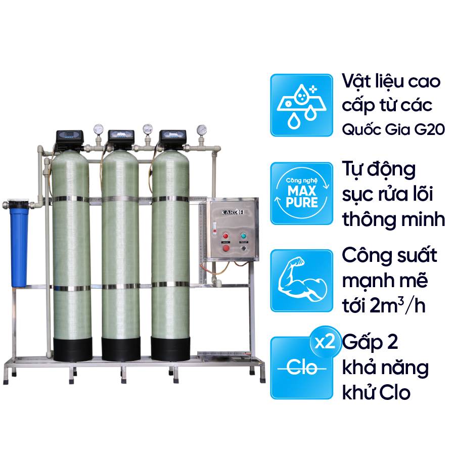 KTF-333C, LỌC TỔNG ĐẦU NGUỒN KAROFI KTF-333C