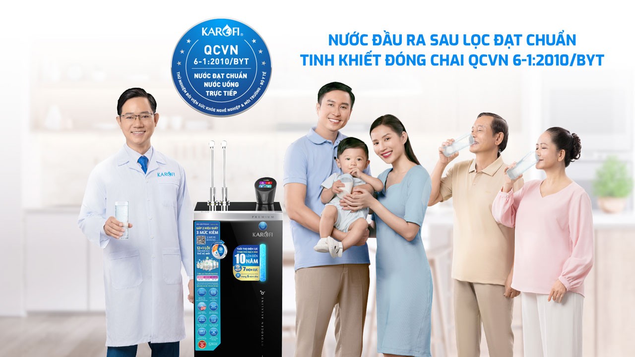 KAE-S88 PROMAX: đạt chuẩn quốc gia nước uống trực tiếp QCVN