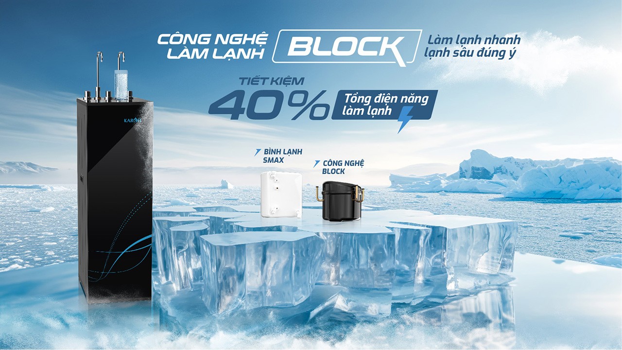 KAD-M55: Công nghệ làm lạnh Block