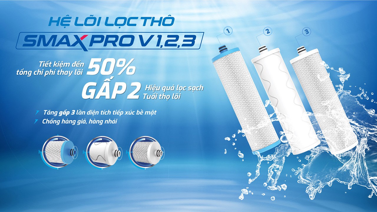 Lõi lọc thô máy lọc nước nóng lạnh Karofi KAD-m55