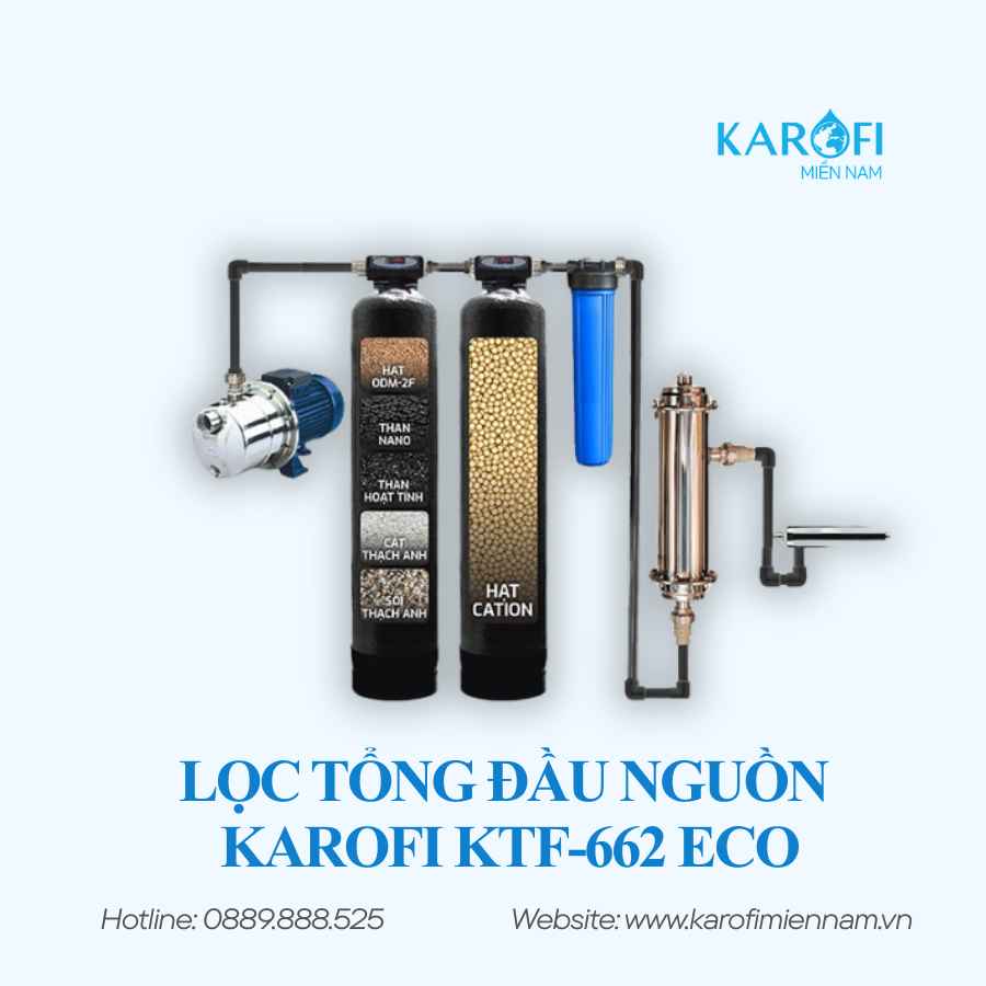 HỆ THỐNG LỌC TỔNG KAROFI KTF-662 ECO - Ảnh 2