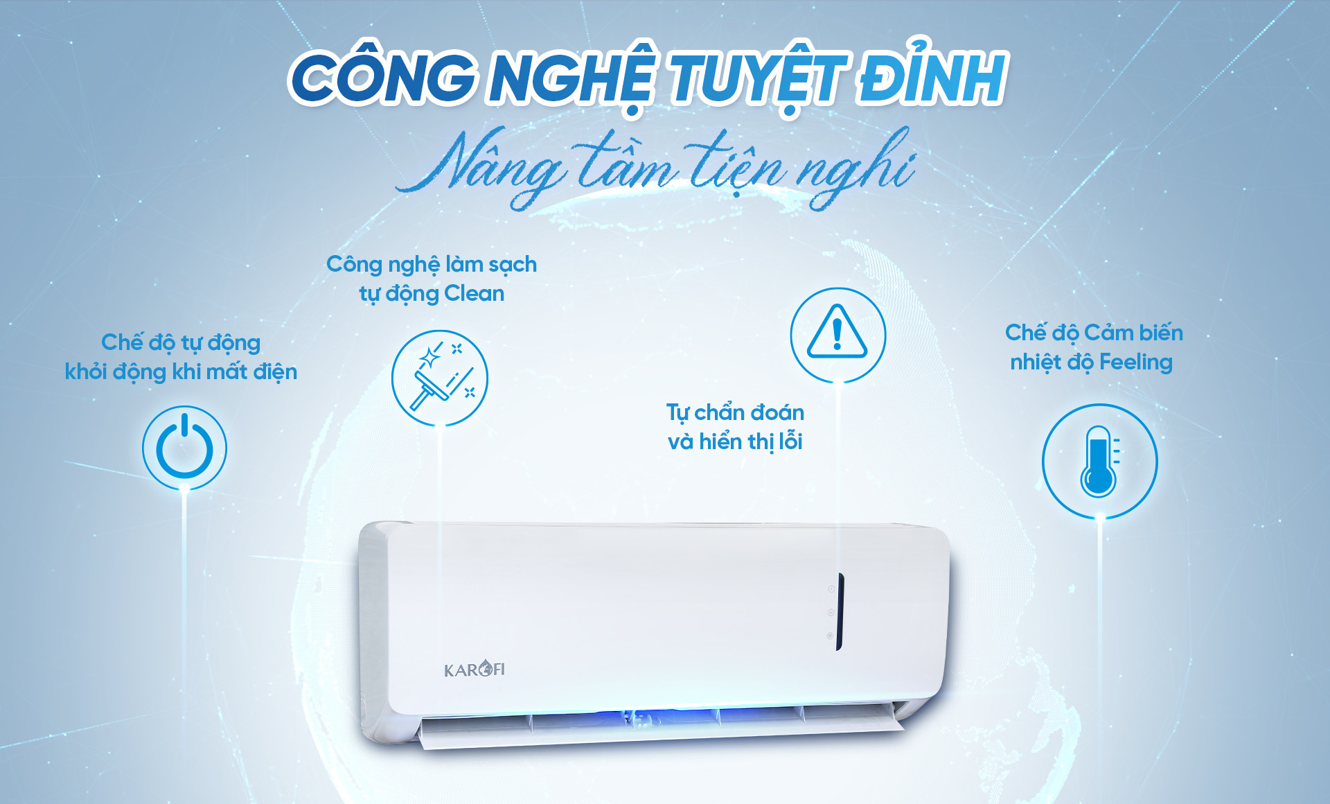 Điều hòa KDC-WF309 công nghệ tuyệt đỉnh