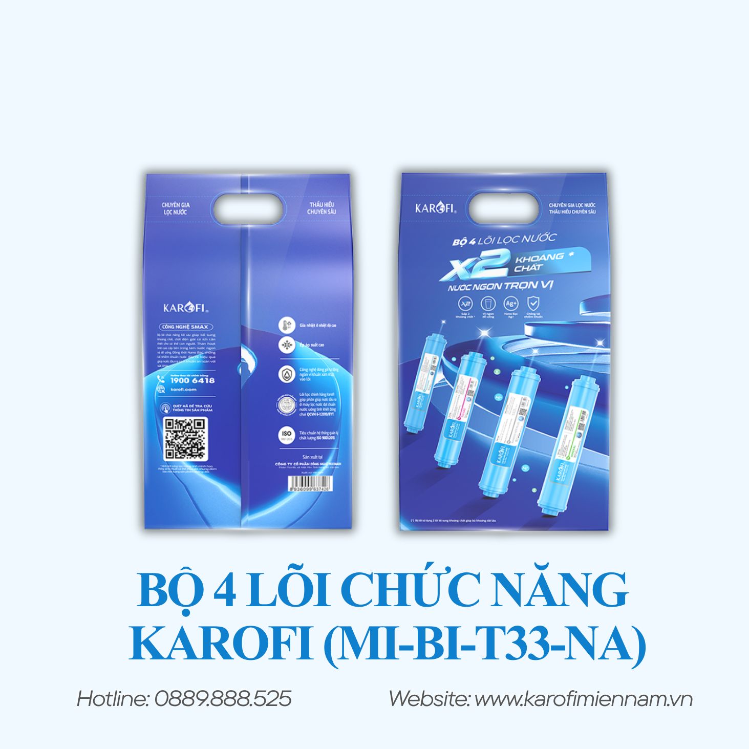 Bộ 4 lõi chức năng KAROFI (Mi-Bi-T33-Na) - Ảnh 2