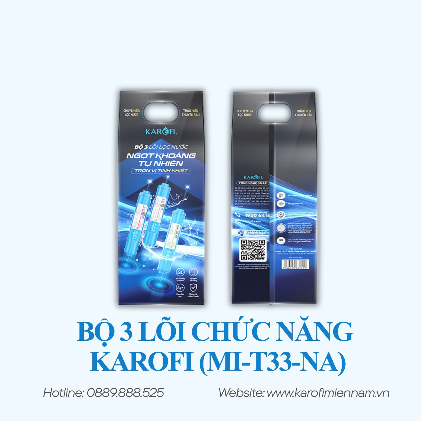 Bộ 3 lõi chức năng KAROFI (Mi-T33-Na) - Ảnh 2